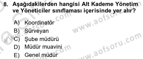 Spor Tesis İşletmesi ve Saha Malzeme Bilgisi Dersi Ara Sınavı Deneme Sınav Soruları 8. Soru