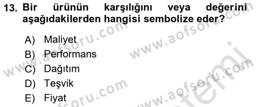 Spor Tesisi İşletmeciliği ve Saha Malzeme Bilgisi Dersi 2022 - 2023 Yılı (Vize) Ara Sınavı 13. Soru