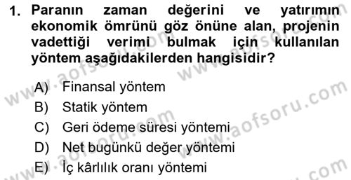 Spor Tesisi İşletmeciliği ve Saha Malzeme Bilgisi Dersi 2022 - 2023 Yılı (Final) Dönem Sonu Sınavı 1. Soru