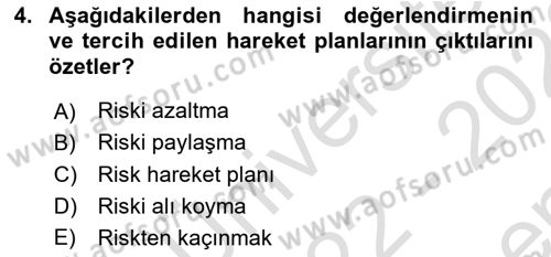 Spor Tesisi İşletmeciliği ve Saha Malzeme Bilgisi Dersi 2022 - 2023 Yılı (Final) Dönem Sonu Sınavı 4. Soru