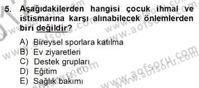 Sporda Risk Yönetimi Dersi 2012 - 2013 Yılı (Final) Dönem Sonu Sınav Soruları 5. Soru