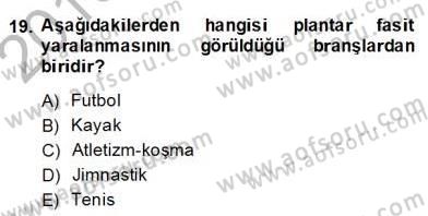 Sporda Risk Yönetimi Dersi 2013 - 2014 Yılı (Final) Dönem Sonu Sınav Soruları 19. Soru