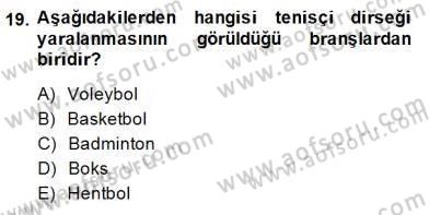 Sporda Risk Yönetimi Dersi 2014 - 2015 Yılı (Final) Dönem Sonu Sınav Soruları 19. Soru
