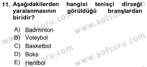 Sporda Risk Yönetimi Dersi 2015 - 2016 Yılı Tek Ders Sınav Soruları 11. Soru