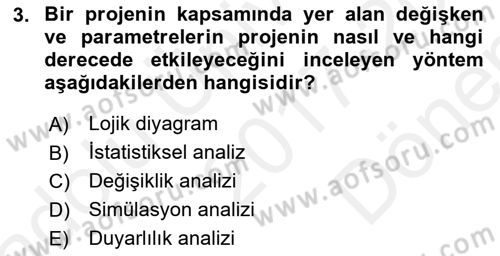Sporda Risk Yönetimi Dersi 2017 - 2018 Yılı (Final) Dönem Sonu Sınav Soruları 3. Soru