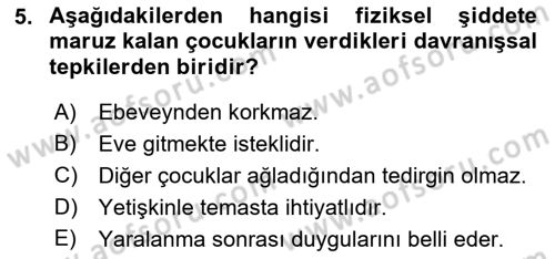Sporda Risk Yönetimi Dersi 2018 - 2019 Yılı (Final) Dönem Sonu Sınav Soruları 5. Soru