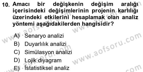 Sporda Risk Yönetimi Dersi 2018 - 2019 Yılı Yaz Okulu Sınav Soruları 10. Soru