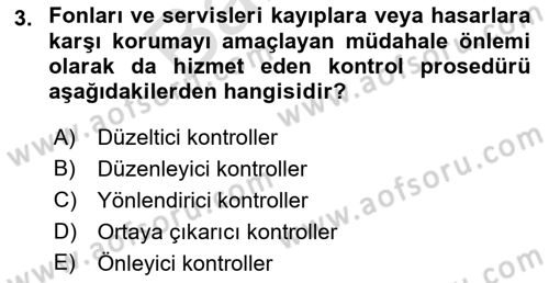 Sporda Risk Yönetimi Dersi 2021 - 2022 Yılı (Final) Dönem Sonu Sınav Soruları 3. Soru