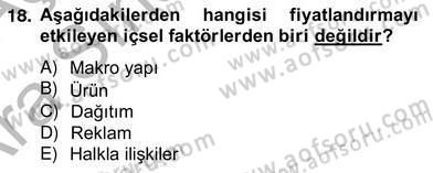 Sporda Sponsorluk Dersi 2012 - 2013 Yılı (Vize) Ara Sınav Soruları 18. Soru