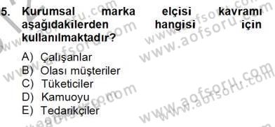 Sporda Sponsorluk Dersi 2012 - 2013 Yılı (Final) Dönem Sonu Sınav Soruları 5. Soru