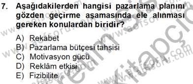 Sporda Sponsorluk Dersi 2013 - 2014 Yılı Tek Ders Sınav Soruları 7. Soru