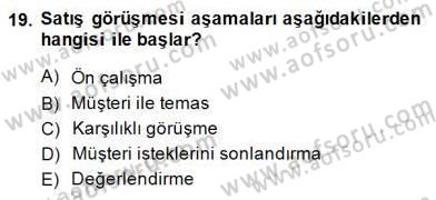 Sporda Sponsorluk Dersi 2014 - 2015 Yılı (Final) Dönem Sonu Sınav Soruları 19. Soru