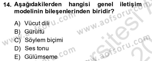 Sporda Sponsorluk Dersi 2014 - 2015 Yılı Tek Ders Sınav Soruları 14. Soru