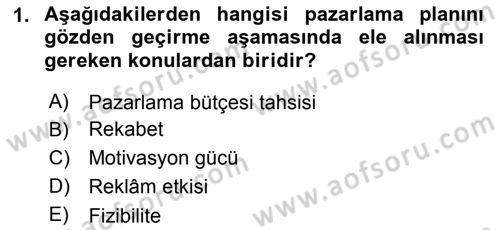 Sporda Sponsorluk Dersi 2016 - 2017 Yılı 3 Ders Sınav Soruları 1. Soru