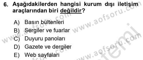 Sporda Sponsorluk Dersi 2016 - 2017 Yılı (Final) Dönem Sonu Sınav Soruları 6. Soru