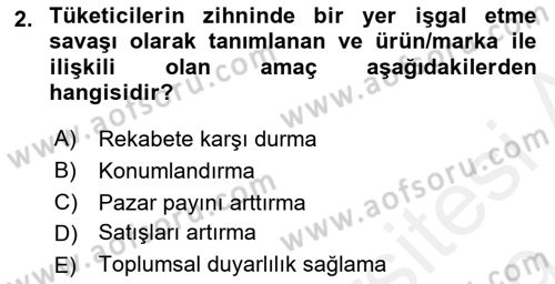 Sporda Sponsorluk Dersi 2018 - 2019 Yılı (Final) Dönem Sonu Sınav Soruları 2. Soru