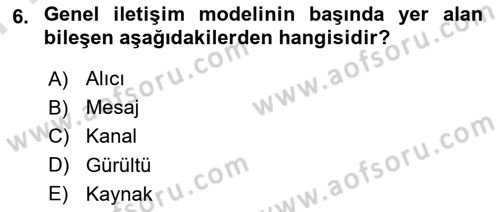Sporda Sponsorluk Dersi 2021 - 2022 Yılı (Final) Dönem Sonu Sınav Soruları 6. Soru