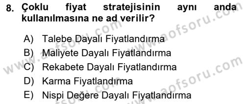 Sporda Sponsorluk Dersi 2022 - 2023 Yılı Yaz Okulu Sınav Soruları 8. Soru