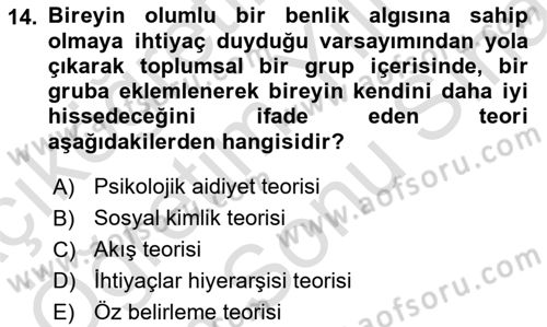 Sporda Sponsorluk Dersi 2023 - 2024 Yılı (Final) Dönem Sonu Sınav Soruları 14. Soru