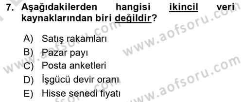 Sporda Sponsorluk Dersi 2023 - 2024 Yılı (Final) Dönem Sonu Sınav Soruları 7. Soru