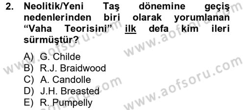 Eski Mezopotamya ve Mısır Tarihi Dersi 2012 - 2013 Yılı (Vize) Ara Sınav Soruları 2. Soru