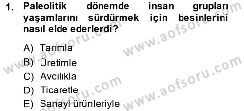 Eski Mezopotamya ve Mısır Tarihi Dersi 2014 - 2015 Yılı (Vize) Ara Sınav Soruları 1. Soru