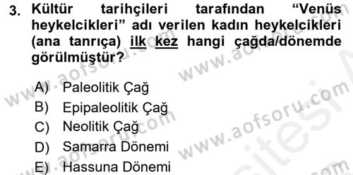 Eski Mezopotamya ve Mısır Tarihi Dersi 2015 - 2016 Yılı (Vize) Ara Sınav Soruları 3. Soru