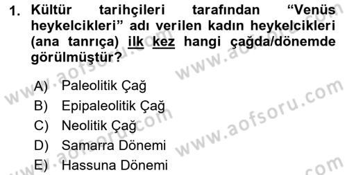 Eski Mezopotamya ve Mısır Tarihi Dersi 2017 - 2018 Yılı (Vize) Ara Sınav Soruları 1. Soru
