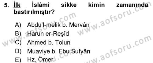 Tarih Metodu Dersi 2015 - 2016 Yılı (Final) Dönem Sonu Sınav Soruları 5. Soru