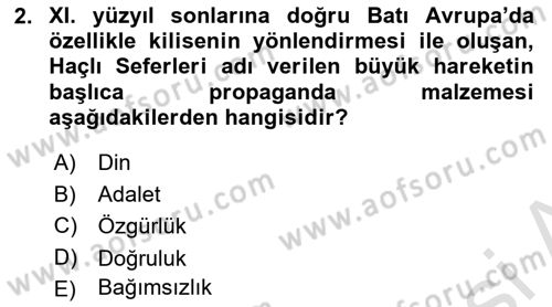 Büyük Selçuklu Tarihi Dersi 2021 - 2022 Yılı Yaz Okulu Sınav Soruları 2. Soru