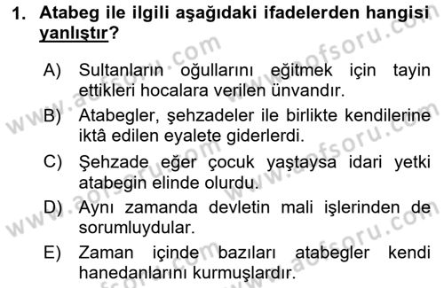 Büyük Selçuklu Tarihi Dersi 2024 - 2025 Yılı (Final) Dönem Sonu Sınav Soruları 1. Soru