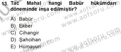 Orta Asya Türk Tarihi Dersi 2014 - 2015 Yılı (Final) Dönem Sonu Sınav Soruları 13. Soru