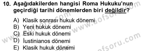 Bizans Tarihi Dersi 2012 - 2013 Yılı (Final) Dönem Sonu Sınav Soruları 10. Soru