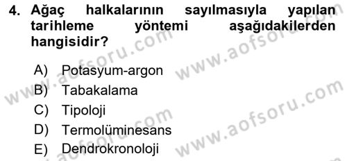 Hellen ve Roma Tarihi Dersi Ara Sınavı Deneme Sınav Soruları 4. Soru