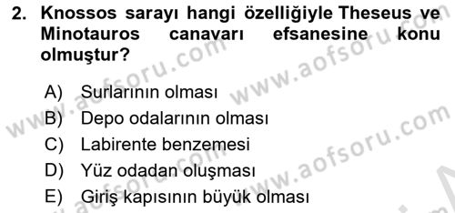 Hellen ve Roma Tarihi Dersi 2022 - 2023 Yılı (Final) Dönem Sonu Sınav Soruları 2. Soru