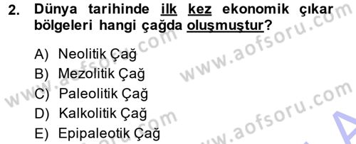 Uygarlık Tarihi 1 Dersi 2014 - 2015 Yılı (Vize) Ara Sınav Soruları 2. Soru