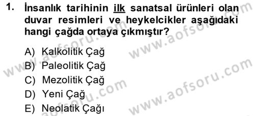 Uygarlık Tarihi 1 Dersi 2014 - 2015 Yılı Tek Ders Sınav Soruları 1. Soru