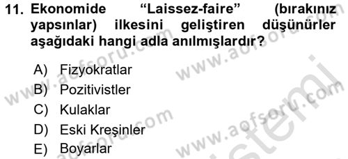 Uygarlık Tarihi 2 Dersi 2016 - 2017 Yılı (Final) Dönem Sonu Sınav Soruları 11. Soru