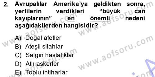 Siyasi Tarih 1 Dersi Ara Sınavı Deneme Sınav Soruları 2. Soru