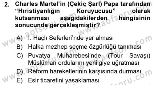 Siyasi Tarih 1 Dersi 2015 - 2016 Yılı (Vize) Ara Sınav Soruları 2. Soru