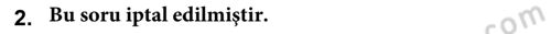 Genel Biyoloji Dersi 2025 - 2026 Yılı (Vize) Ara Sınav Soruları 2. Soru