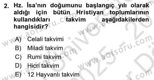Atatürk İlkeleri Ve İnkılap Tarihi 2 Dersi 2025 - 2026 Yılı (Vize) Ara Sınav Soruları 2. Soru