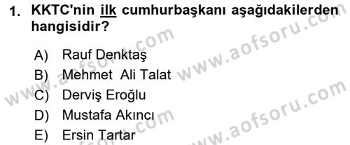 Atatürk İlkeleri Ve İnkılap Tarihi 2 Dersi 2025 - 2026 Yılı (Final) Dönem Sonu Sınav Soruları 1. Soru
