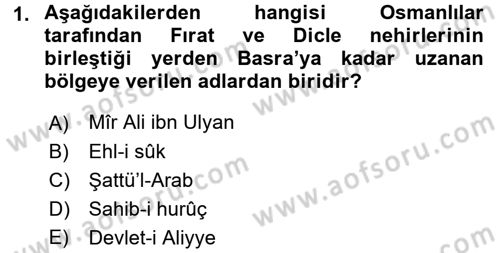 Osmanlı Tarihi (1566-1789) Dersi 2017 - 2018 Yılı (Vize) Ara Sınav Soruları 1. Soru