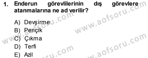 Osmanlı Merkez ve Taşra Teşkilatı Dersi 2013 - 2014 Yılı (Vize) Ara Sınav Soruları 1. Soru