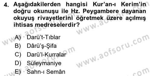Osmanlı Merkez ve Taşra Teşkilatı Dersi 2024 - 2025 Yılı (Final) Dönem Sonu Sınav Soruları 4. Soru