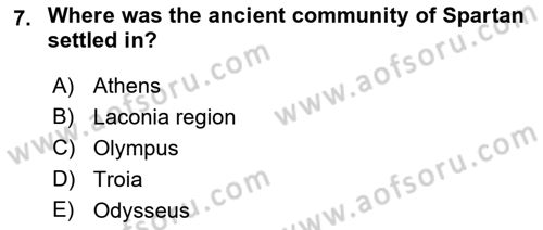 Political Thought Dersi 2022 - 2023 Yılı (Vize) Ara Sınav Soruları 7. Soru
