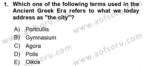 Political Thought Dersi 2022 - 2023 Yılı (Final) Dönem Sonu Sınav Soruları 1. Soru