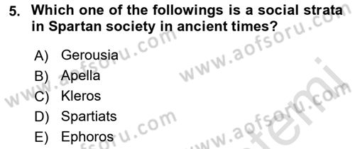 Political Thought Dersi 2022 - 2023 Yılı Yaz Okulu Sınav Soruları 5. Soru