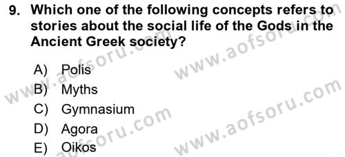 Political Thought Dersi 2024 - 2025 Yılı (Vize) Ara Sınav Soruları 9. Soru